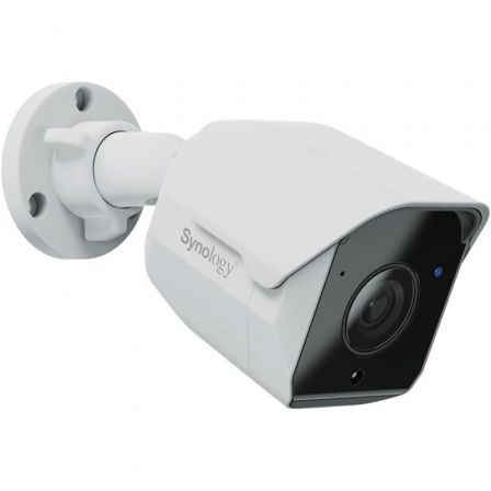Synology BC500 Cámara de Vigilancia IP Exterior 5MP, 110° Campo de Visión, Visión Nocturna 30m, IA con Detección de Personas/Vehículos, Resistente IP66, Control por App